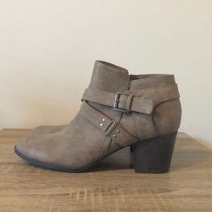 Taupe booties